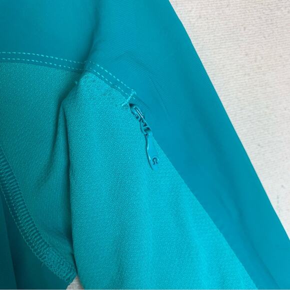 Lululemon Trail Bound women's size 4 1/2 zip blue mesh luxtreme cold weather run - Picture 14 of 14